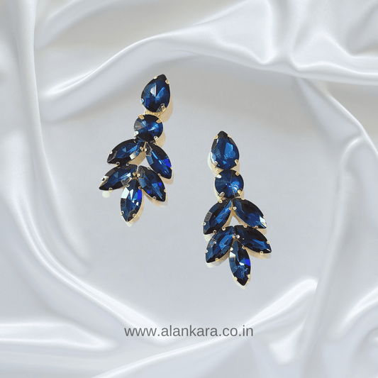 BLUE PINE JHUMKA DANGLER