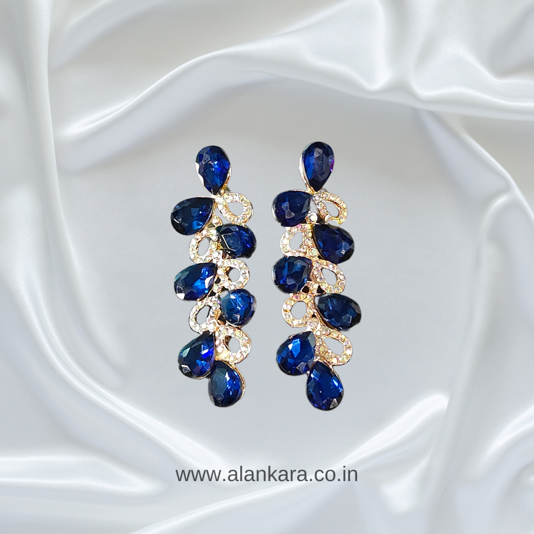 BLUE JHUMKI DANGLER