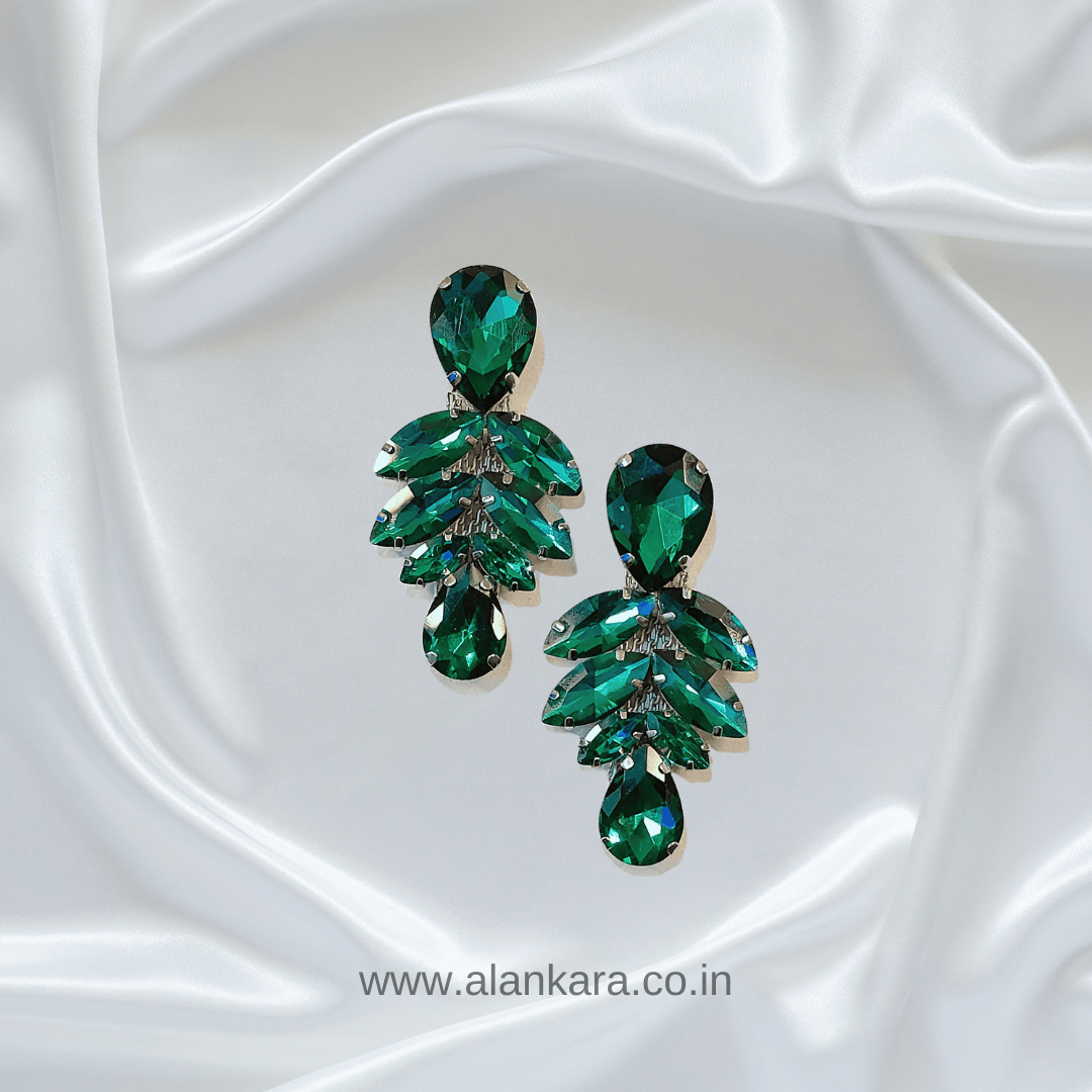 GREEN JHUMKA DANGLER