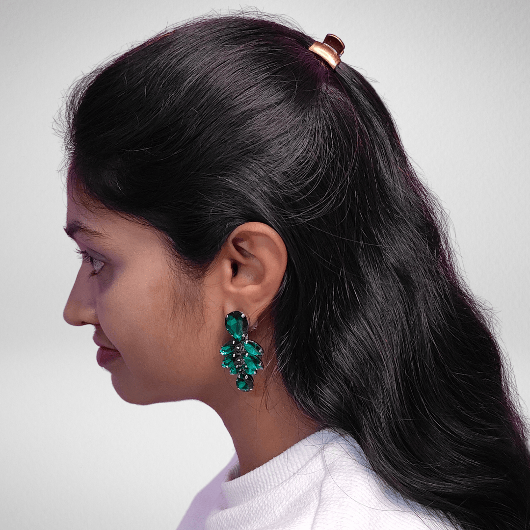 GREEN JHUMKA DANGLER