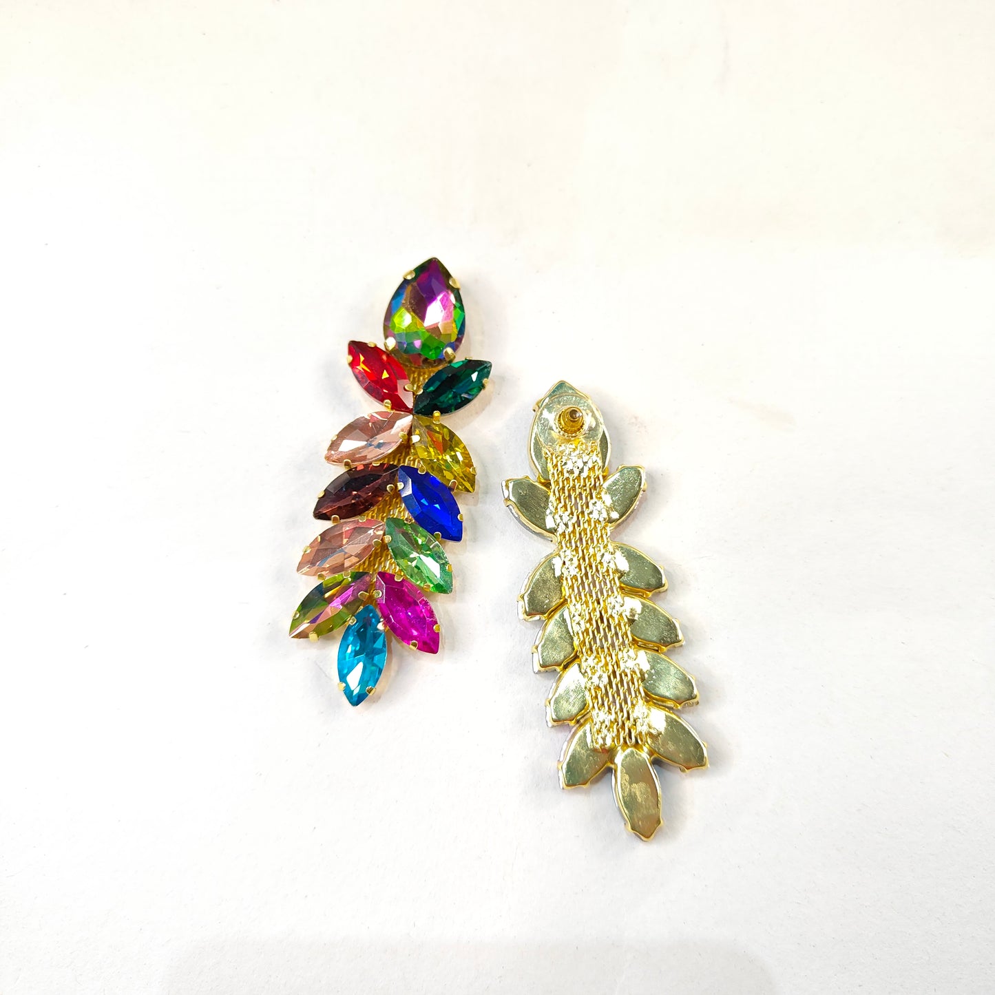 MULTICOLOR FLOWER STONE DANGLER