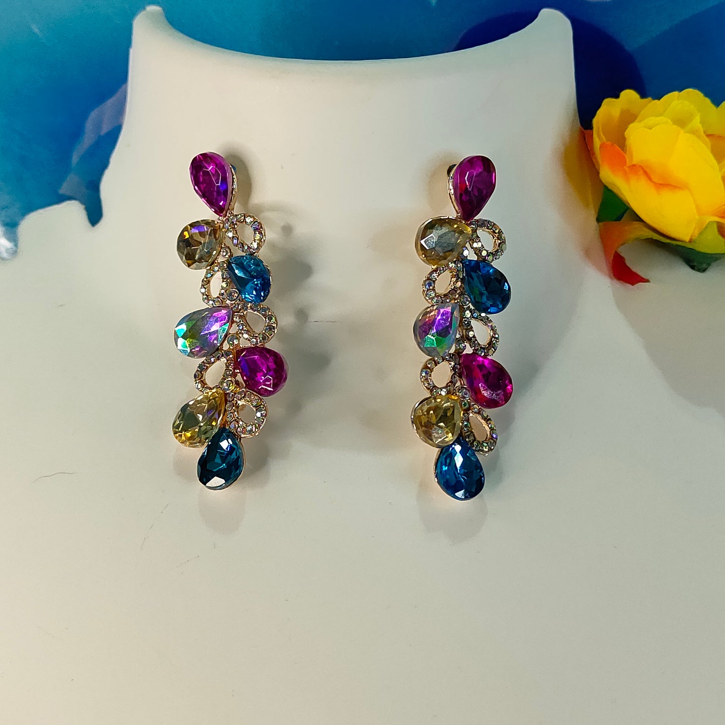 MULTICOLOR JHUMKI DANGLER