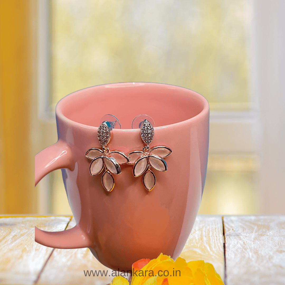 ROSEGOLD LOTUS PETALS STUD