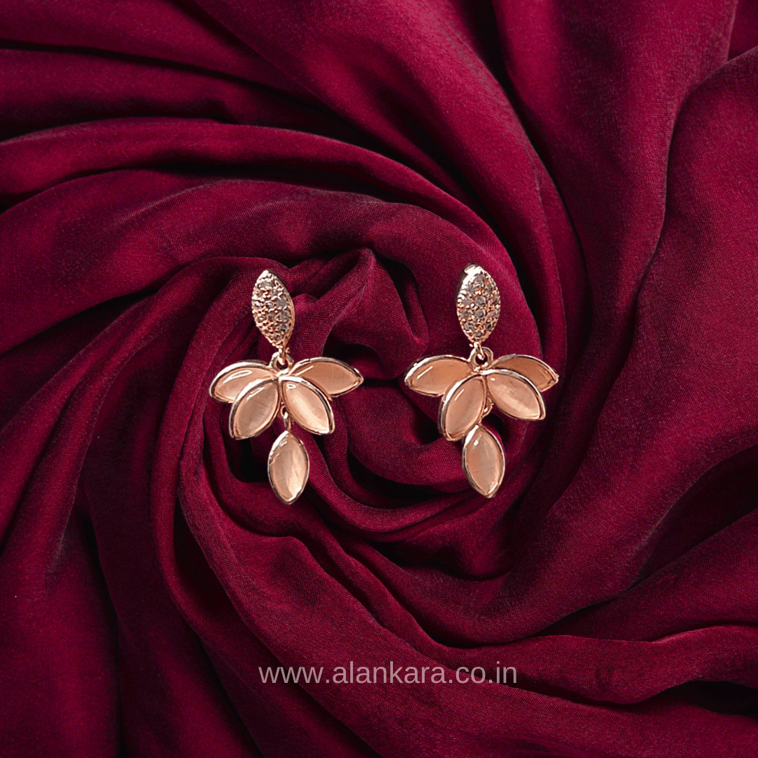 ROSEGOLD LOTUS PETALS STUD